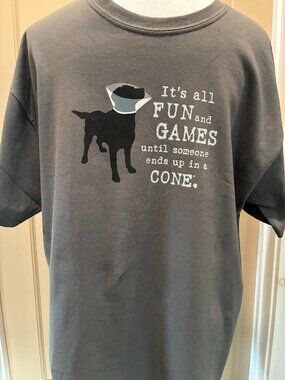 "It's All Fun And Games" T-shirt. Small